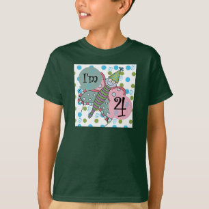 Mariposa 4 camisetas de cumpleaños y regalos