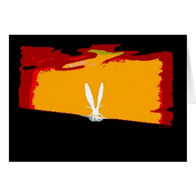 Mariposa Abstract l Red (Anverso (Horizontal))