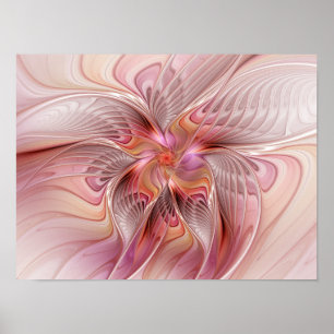 Mariposa abstracta colorida arte fantástico fracta