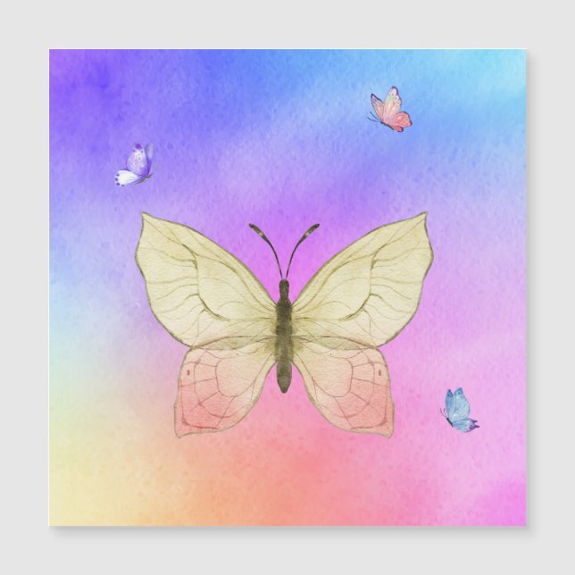 Mariposa acuarela (Anverso)