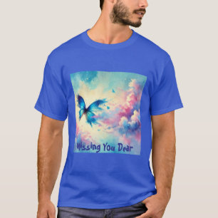 Mariposa Acuarela Amor Camiseta