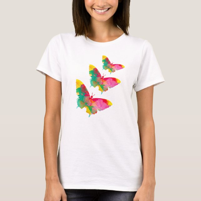 Mariposa acuática camiseta (Anverso)