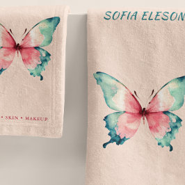 Mariposa acuática elegante salón rosa Rubor