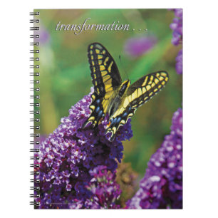 Mariposa amarilla I - cuaderno espiral