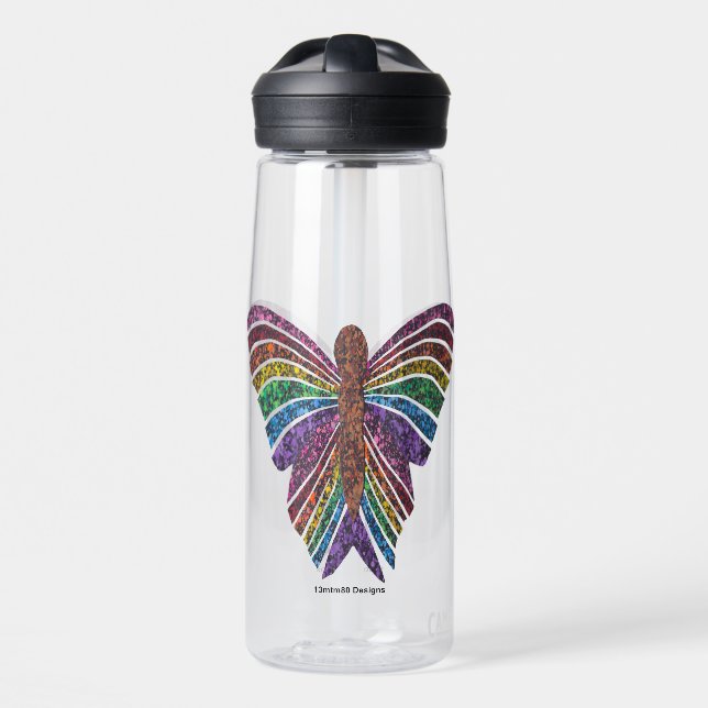Mariposa arcoiris - Botella de agua CamelBak (25 o (Delante)
