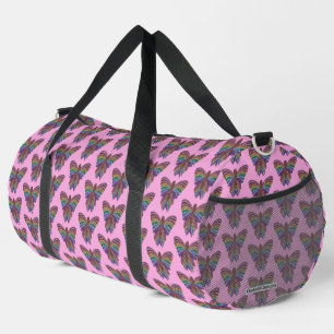 Mariposa Arcoíris (rosa) - Bolsa de viaje