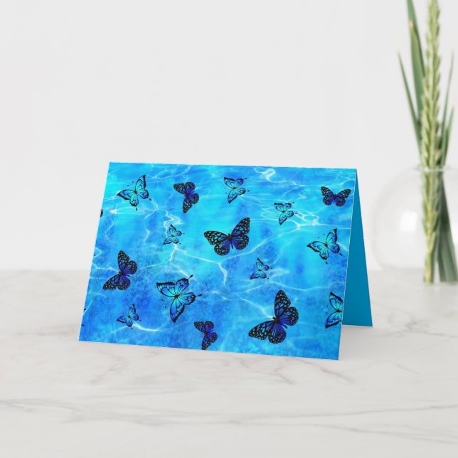 Mariposa azul (Anverso)