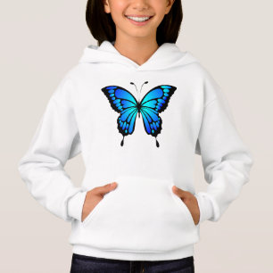 Mariposa Azul Insect Ilustracion-camiseta 20284