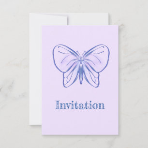 Mariposa azul morado