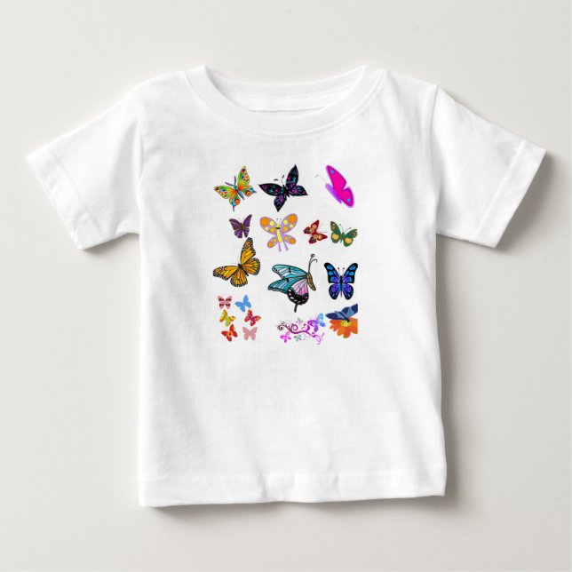 Mariposa bebé de camiseta (Anverso)