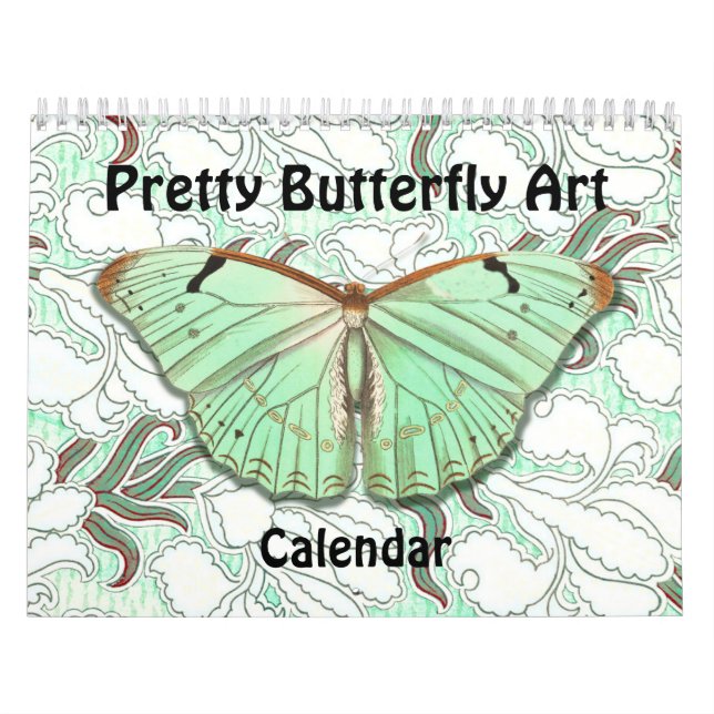 Mariposa bonito Calendario Mariposas (Tapa)