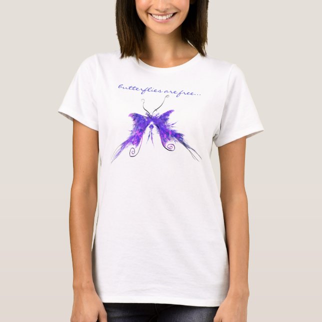 Mariposa- Camiseta Lavendar (Anverso)