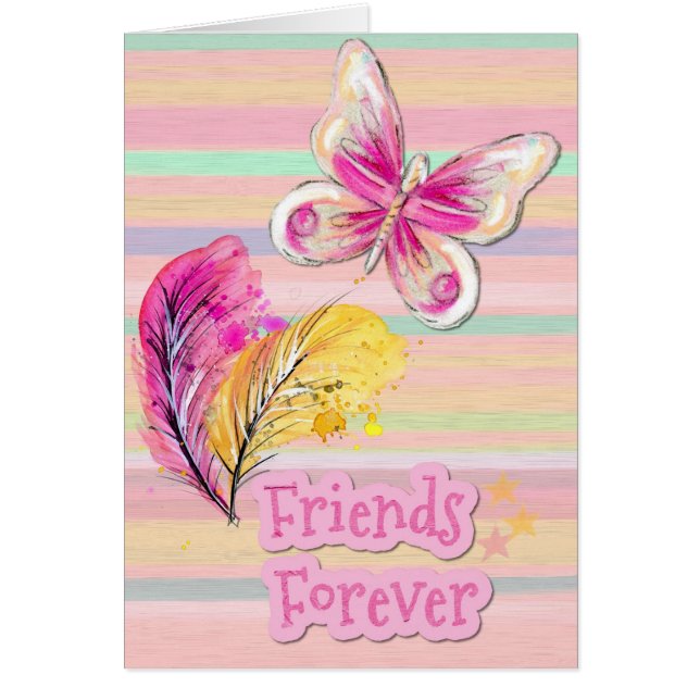 Mariposa colorida (Frente)