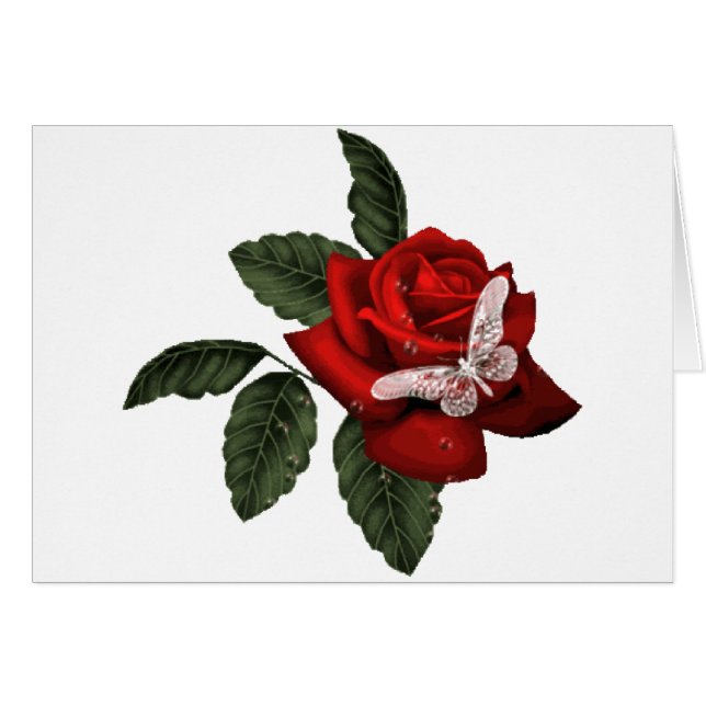 Mariposa cristalina (Anverso (Horizontal))