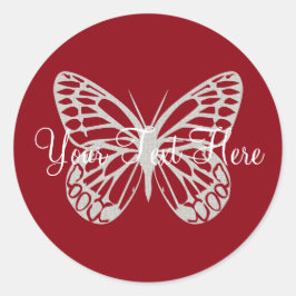 Mariposa Cuta Gracias Pegatina Fiesta