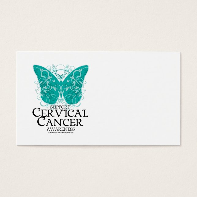 Mariposa de cáncer cervical (Frente)