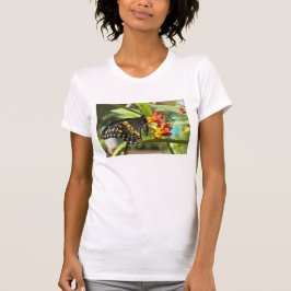 Mariposa de cola cruda negra #2 camiseta