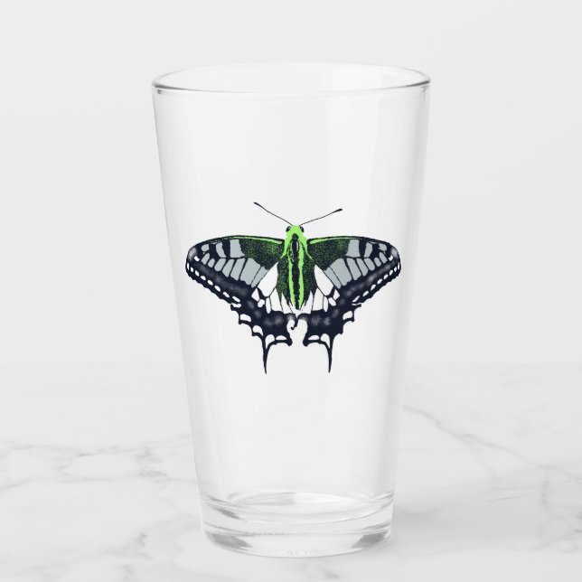 Mariposa de cola de cerda con bandera de género (Anverso)
