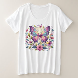 Mariposa de colores vivos