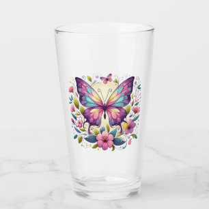 Mariposa de colores vivos