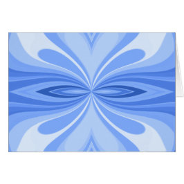 Mariposa de Corazón Azul Abstracto