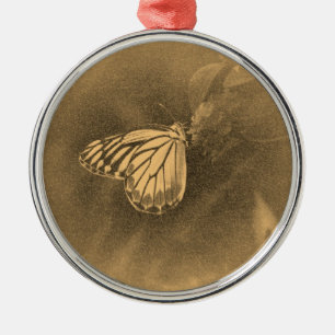Mariposa de época en la flor - Ornamentos