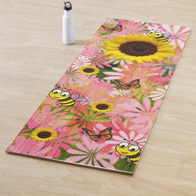 Mariposa de girasol Bumblebee Yoga Mat (In situ)