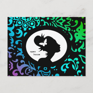 Mariposa de la tarjeta de salon Mujer GBP Silhouet