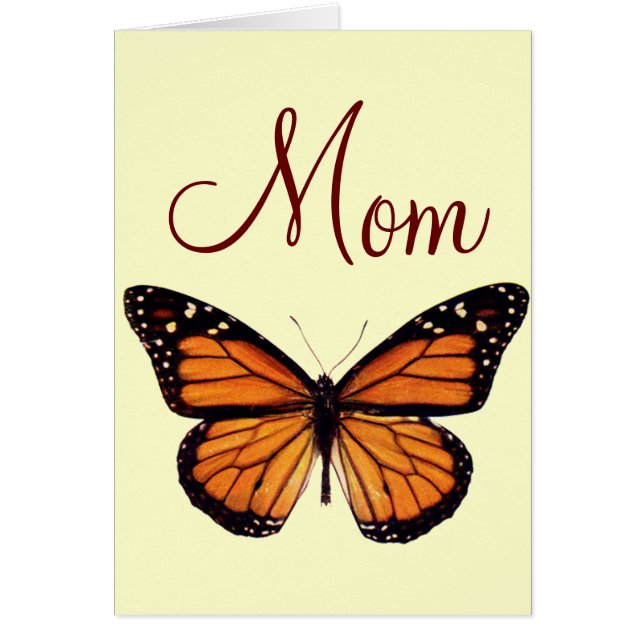 Mariposa de monarca bonita (Frente)