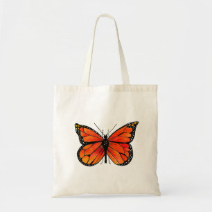 Mariposa de monarca en la bolsa de asas