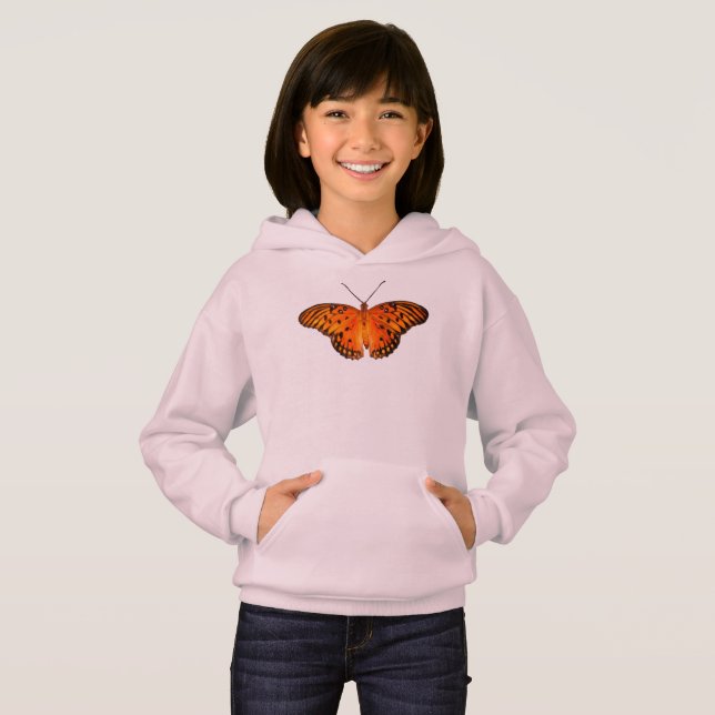 mariposa de pasión naranja (Anverso completo)