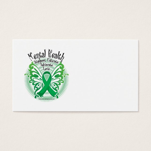 Mariposa de salud mental 3 (Frente)
