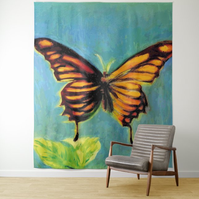 Mariposa de verano de primavera - Tapiz (In situ)