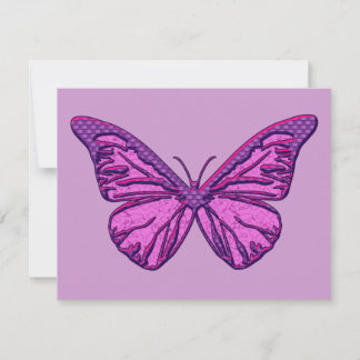 Mariposa de verificación púrpura