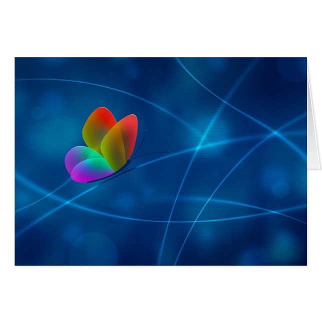 Mariposa del arco iris (Anverso (Horizontal))