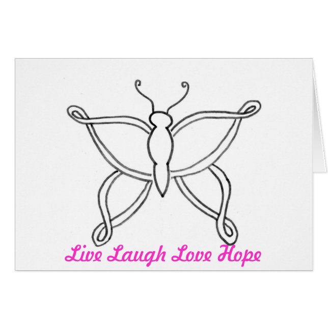 Mariposa del cáncer de pecho (Anverso (Horizontal))