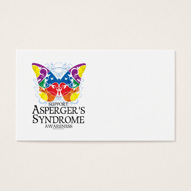 Mariposa del Síndrome de Asperger (Frente)