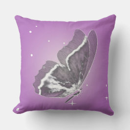 Mariposa Delicada En El Cojín decorativo Plaza Lil