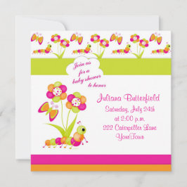 Mariposa e Invitación Baby Shower