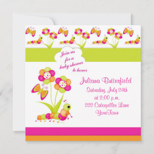 Mariposa e Invitación Baby Shower