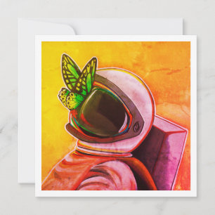 Mariposa en astronauta - Mini impresión