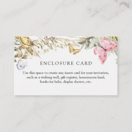 Mariposa en la tarjeta de cierre Way Boho