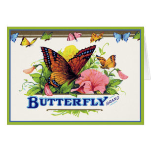 Mariposa en Petunias