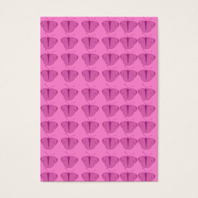 Mariposa en rosa (Frente)