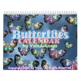 Mariposa Flutterby en el calendario de Valxart
