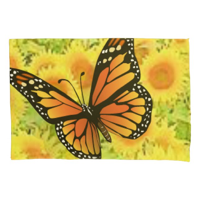 Mariposa Funda de almohada (Anverso)