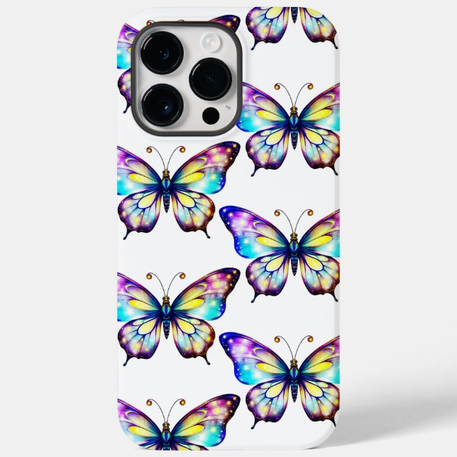 Mariposa funda Monogrammed iPhone 14 Pro Max (Reverso )