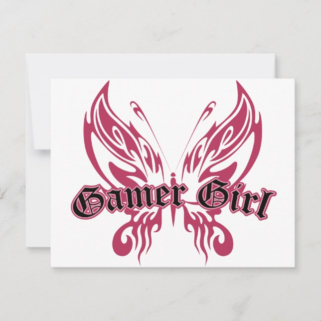 Mariposa Gamer (Anverso)