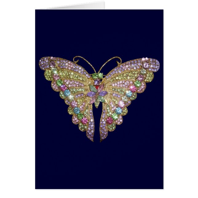 Mariposa Jeweled hermosa (Frente)