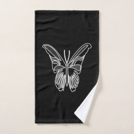 Mariposa Luna Blanca y Negra